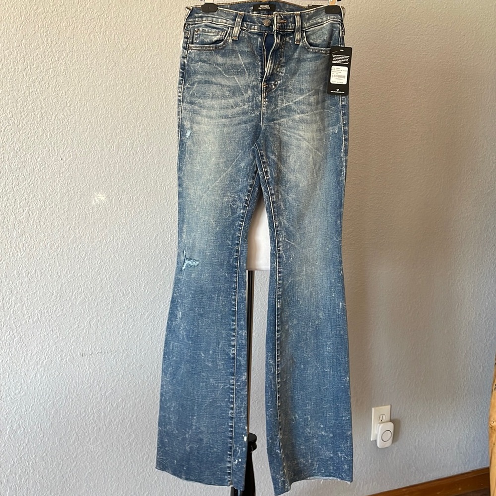New True Religion Reagon High Rise Flare jeans